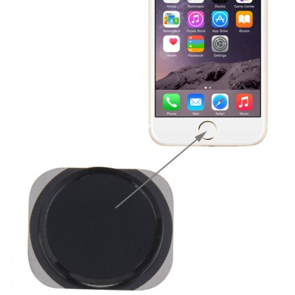 Buy Now Home Button For Apple iPhone 6 - Black